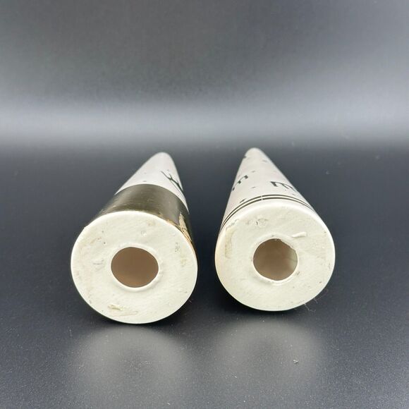 Two (2) Ceramic Porcelain Decorative Jewelry Ring Cone Holders Eye Eyelash 4.75" - Picture 3 of 7